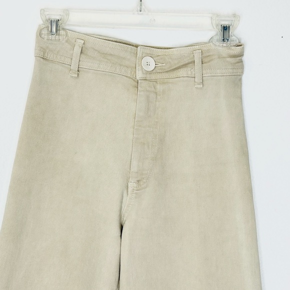 Zara Wide-Leg High-Rise Corduroy Pant - Picture 2 of 8